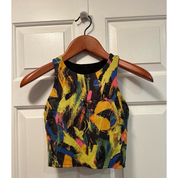 Lululemon Multi Color Wunder Train Longline Bra, Size 4 - Picture 3 of 7